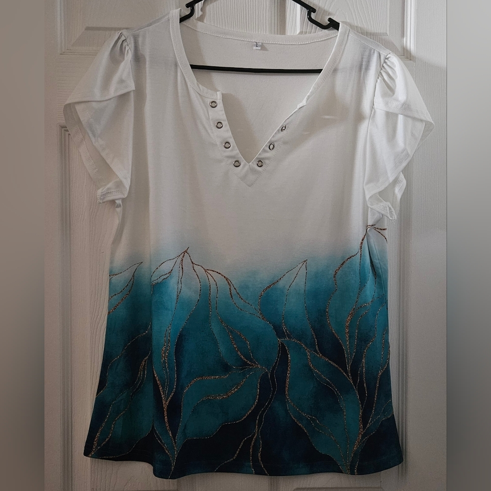 Butterfly Capped Sleeve Tee